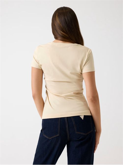 T-shirt vestibilità slim logo triangolo GUESS | W5BI15J1314/A101